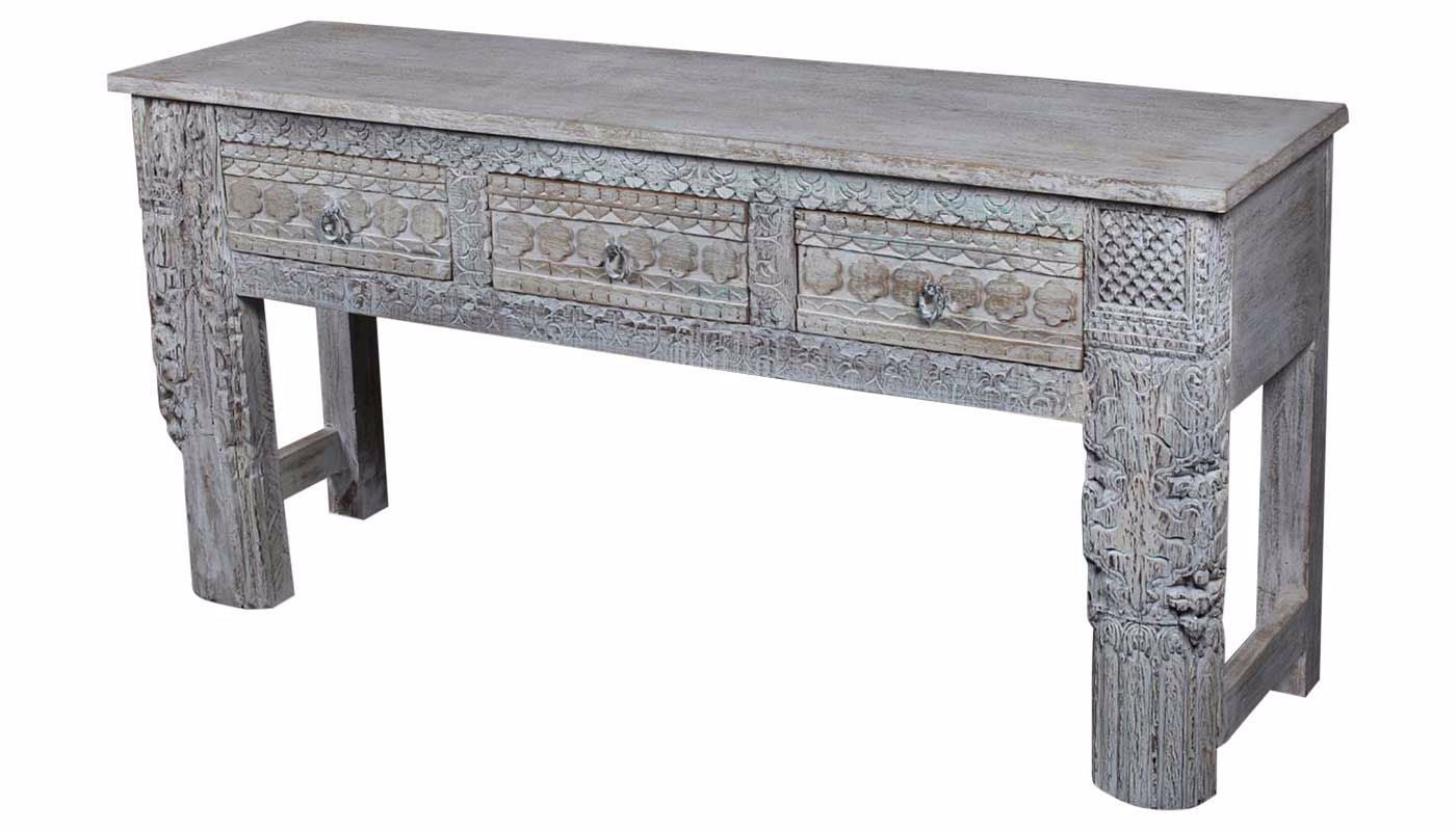 Alia 3 Drawer Console