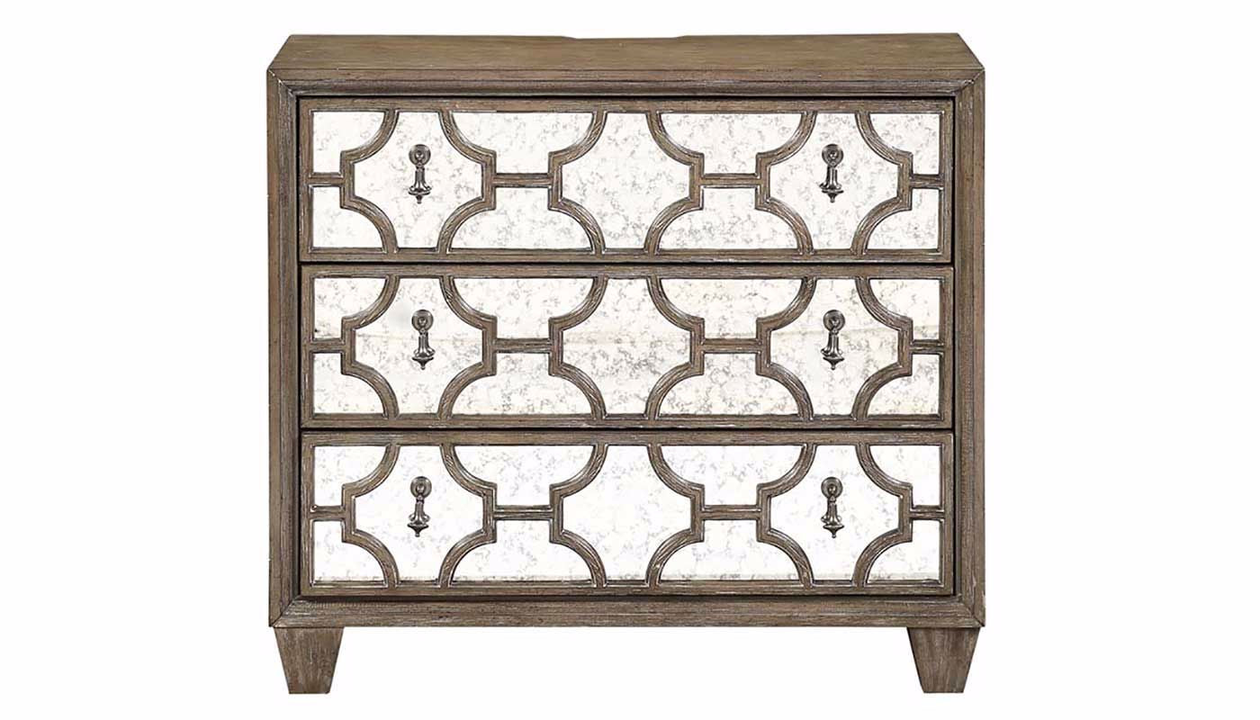 Riverside Mirrored Nightstand