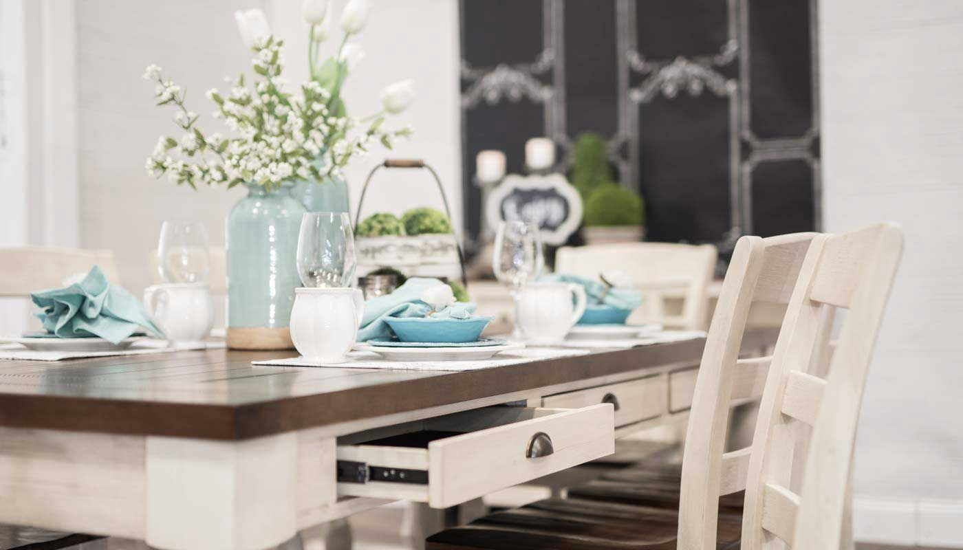 Monticello Dining Height Table Chairs