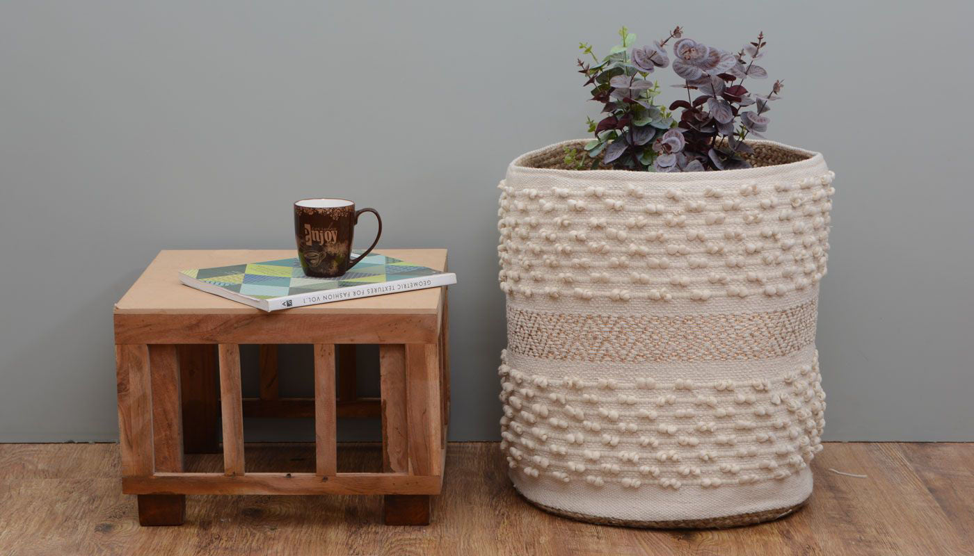 Camila Cotton Woven Basket