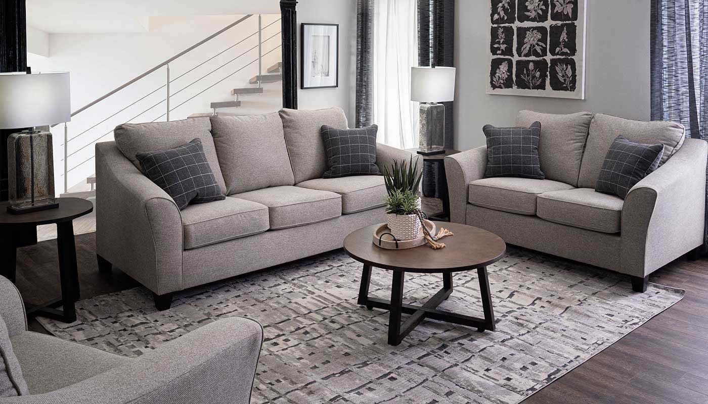 Industrial 3 Piece Occasional Table Set