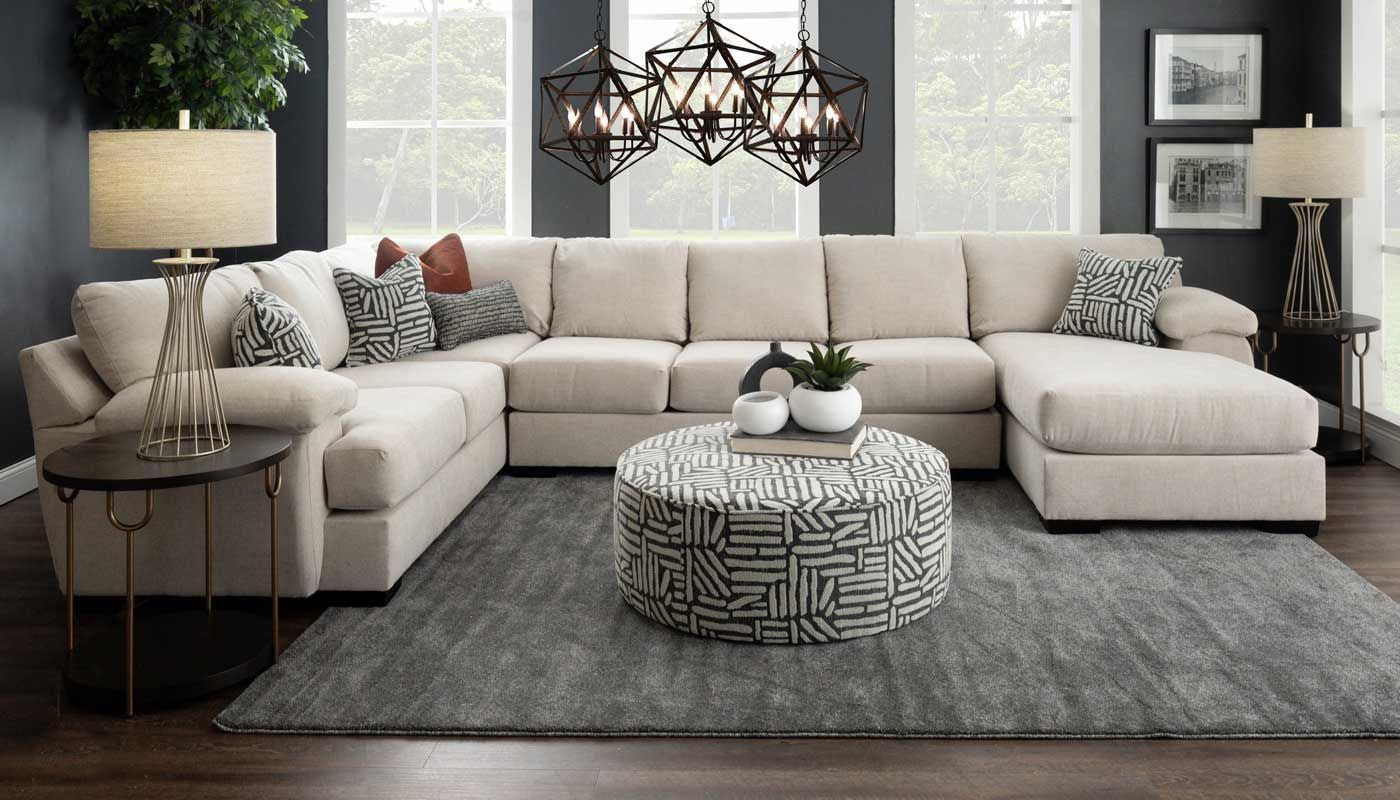 Davenport II Sectional with Chaise – Home Zone Furniture