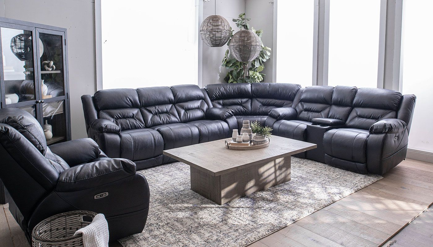 Reclining sectional living room sets sale