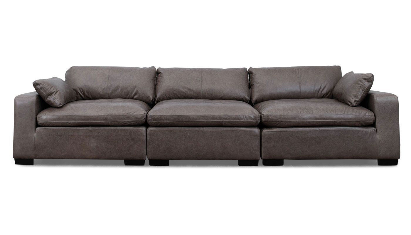 City Limits Leather Super Sofa