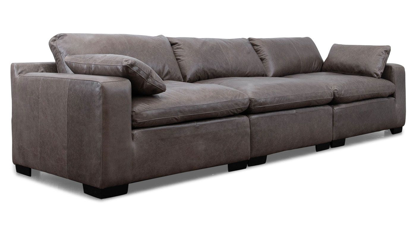 City Limits Leather Super Sofa