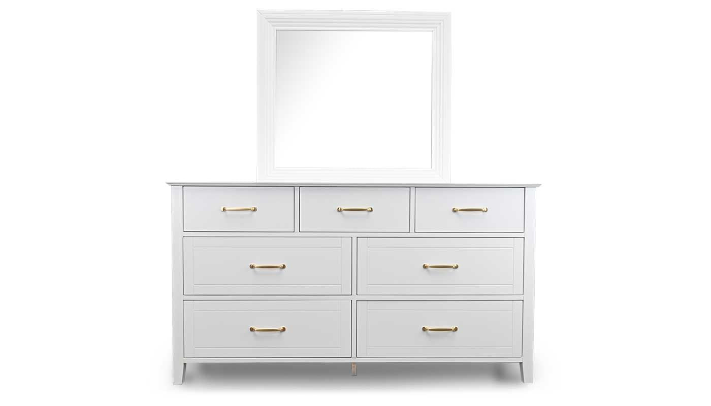 small dresser with mirror Wesley Dresser & Mirror – Home Zone Furniture