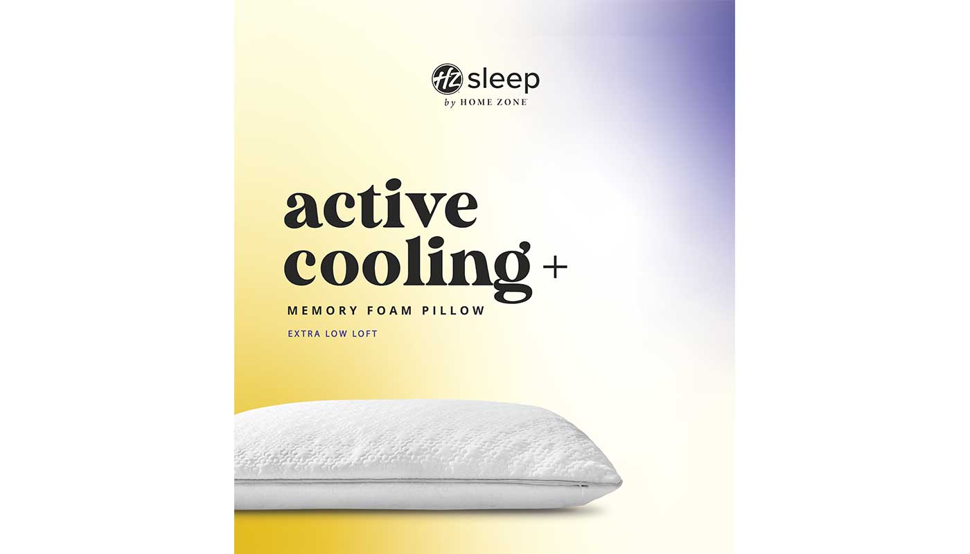 Active Cooling+ Pillow Extra Low Loft 2 Pack