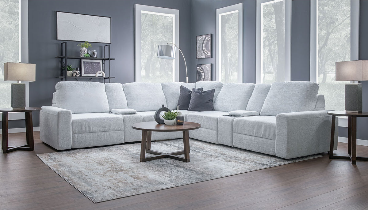 Alchemy II Grey Sliding Sectional
