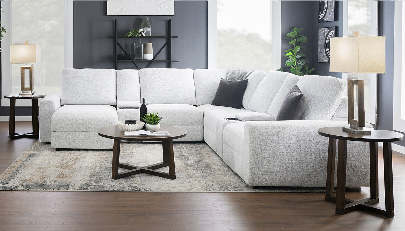 Alchemy II Sliding Sectional with Storage Chaise