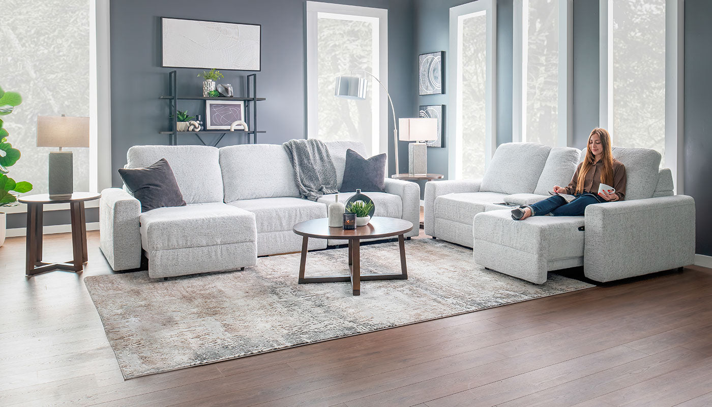 Alchemy II Sliding Sofa & Loveseat
