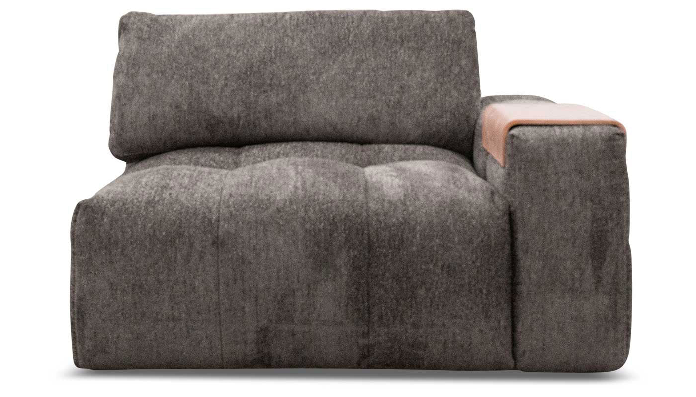 Amallo Fabric Right Arm Facing Chair