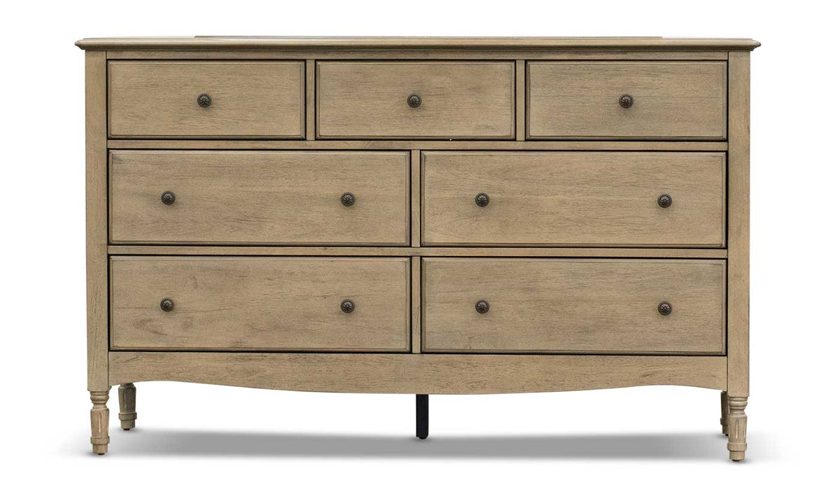 amiliya modern solid wood detailed 6-drawer dresser Amelia Six Drawer Dresser