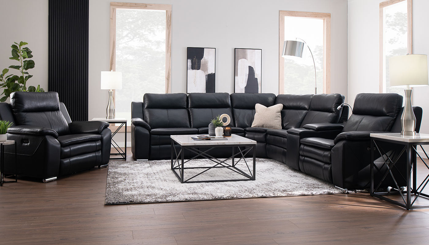 Archer Reclining Sectional – Home Zone Furniture