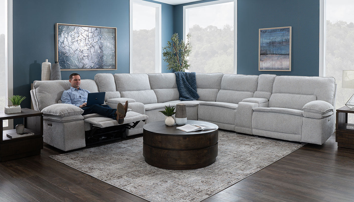 Big Reputation Reclining Sectional – Home Zone Furniture
