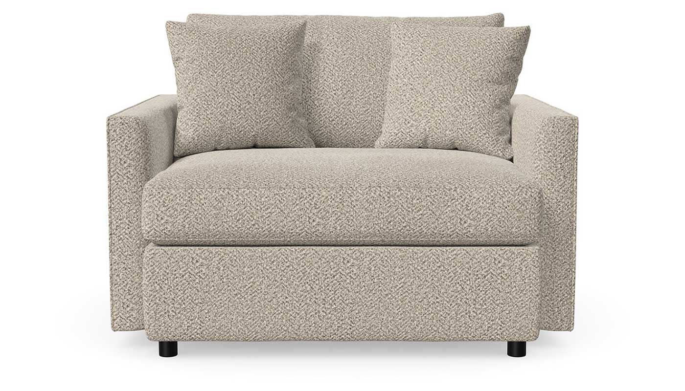 Bishop "Saddleback Camel" Fabric Chair