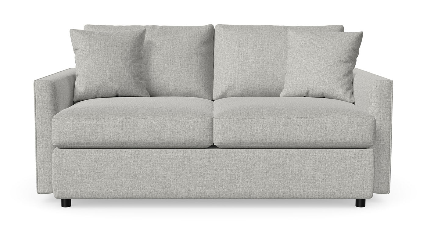 Bishop "Crete-Pewter" Fabric Loveseat