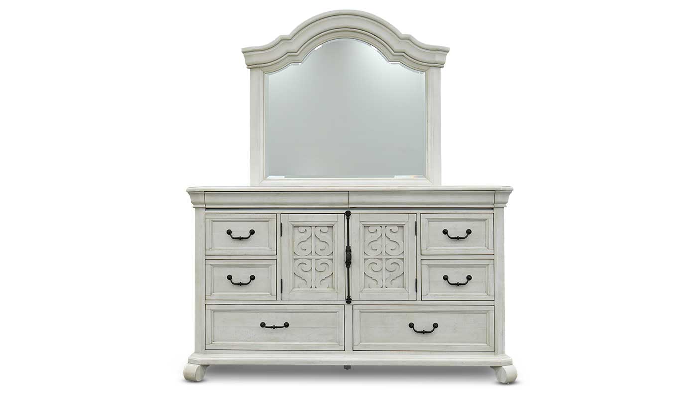 Bocelli Dresser & Mirror Home Zone Furniture Bocelli Dresser & Mirror Home Zone Furniture