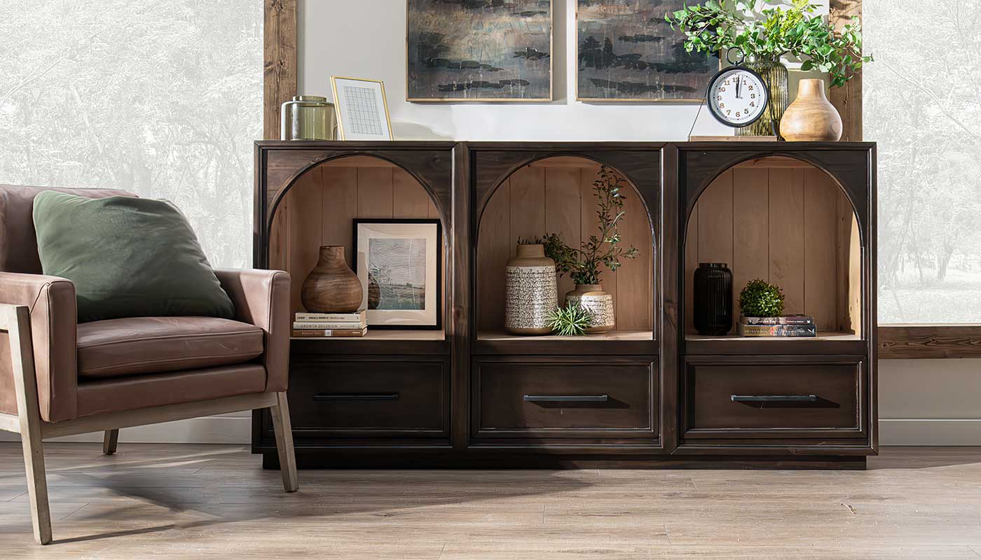 Brooks Mahogany Arche Console