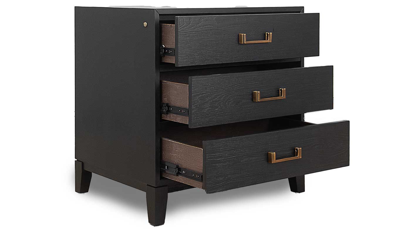 Carmen Nightstand with 3 Drawers