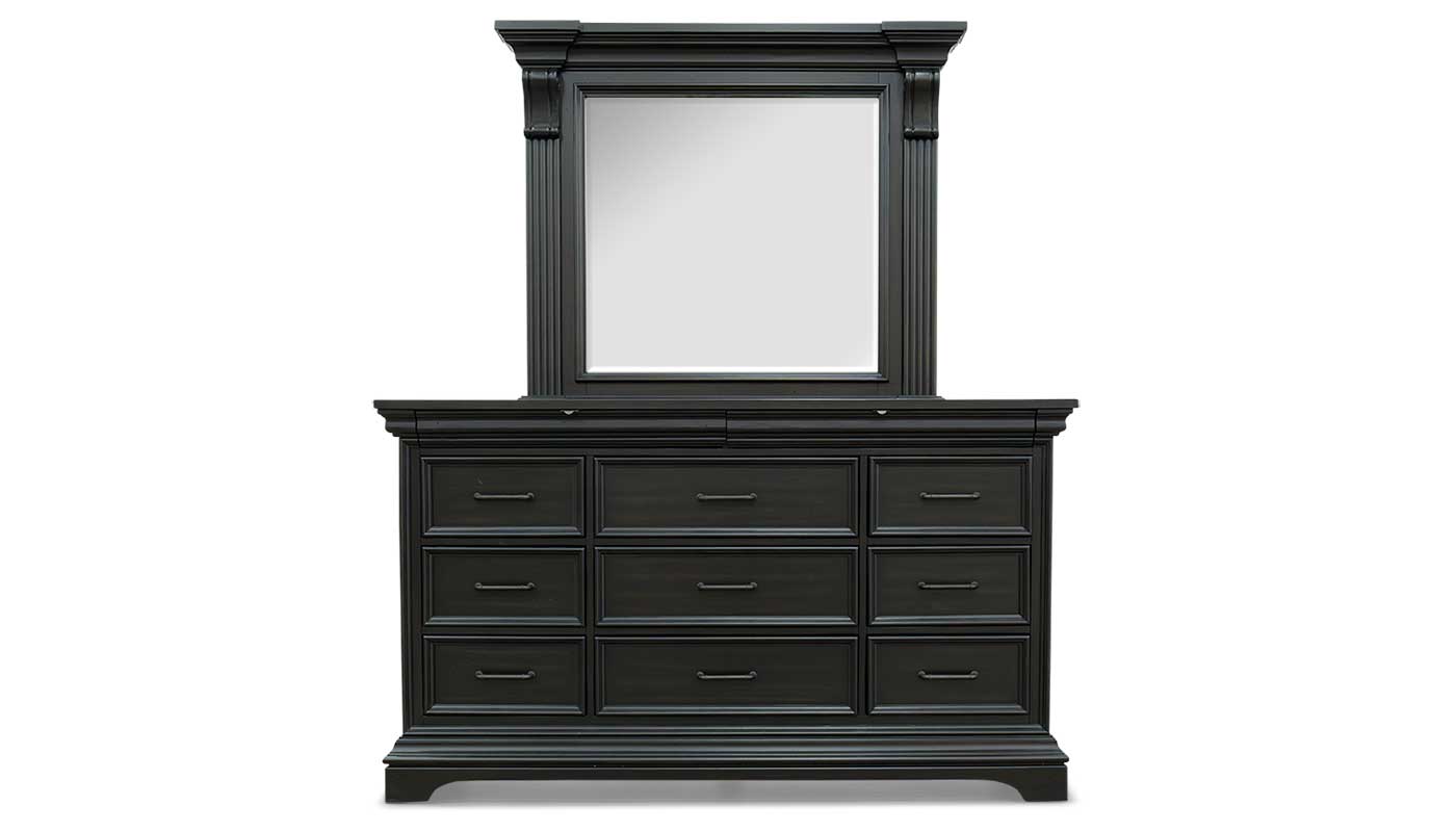 Clinton Dresser & Mirror Home Zone Furniture Clinton Dresser & Mirror Home Zone Furniture