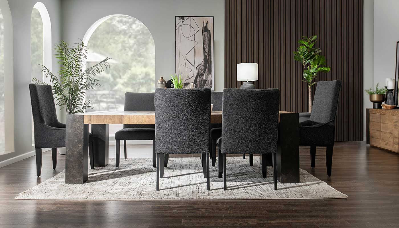 Our House Black Dining Height Table & Chairs