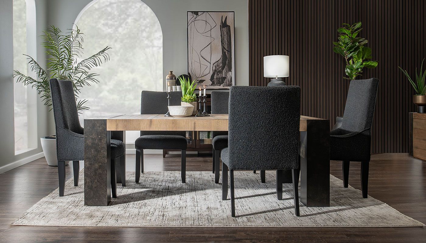 Our House Black Dining Height Table & Chairs