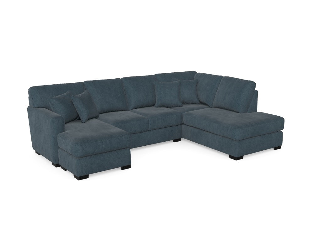 Dalhart Dual Chaise Sectional - Custom Design Ref: B9H37XL