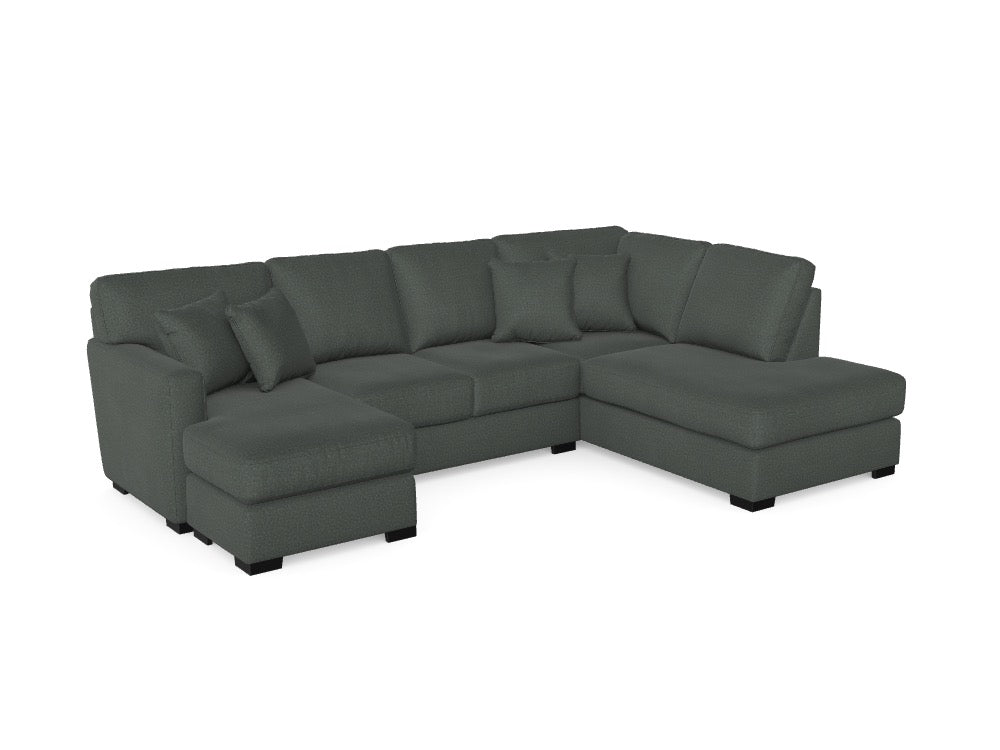 Dalhart Dual Chaise Sectional - Custom Design Ref: UFYXHH