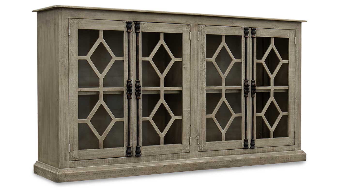 Diamond Jamaica Console with Glass