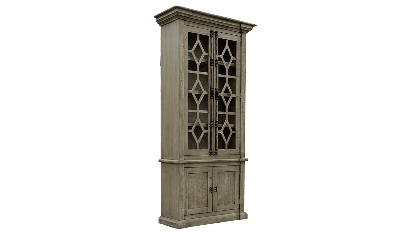 Diamond Jamaica Vitrine with Glass