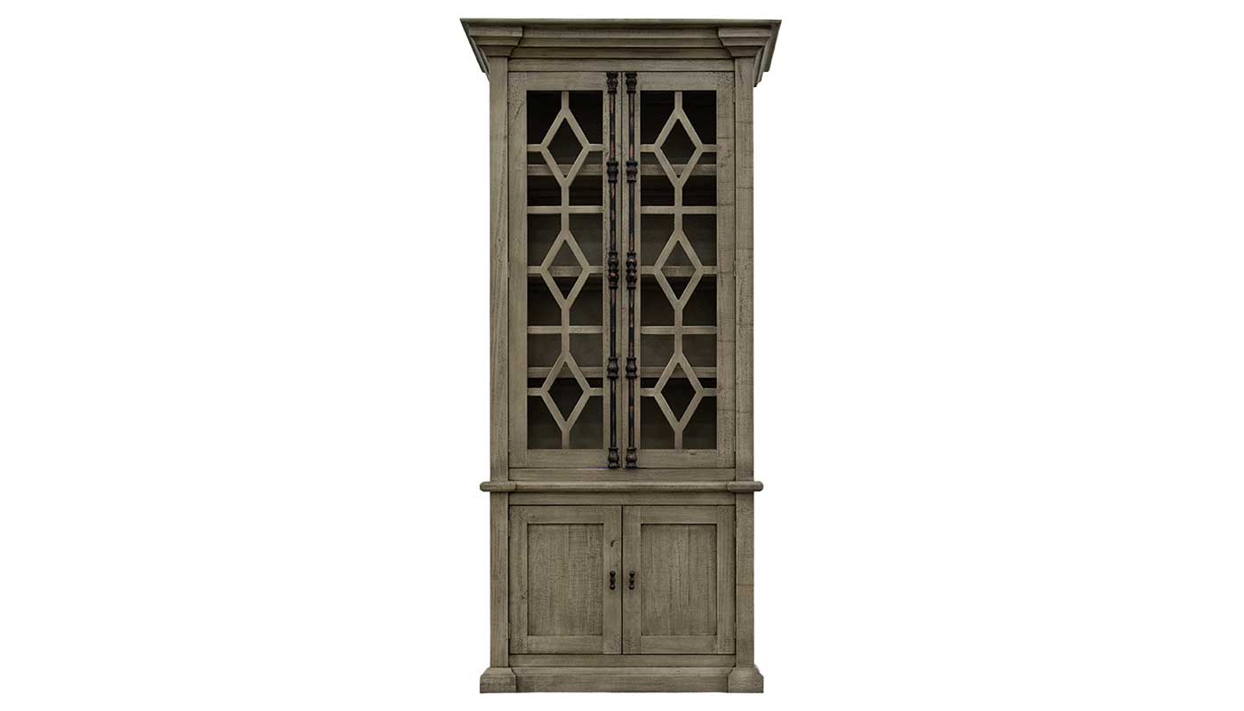 Diamond Jamaica Vitrine with Glass