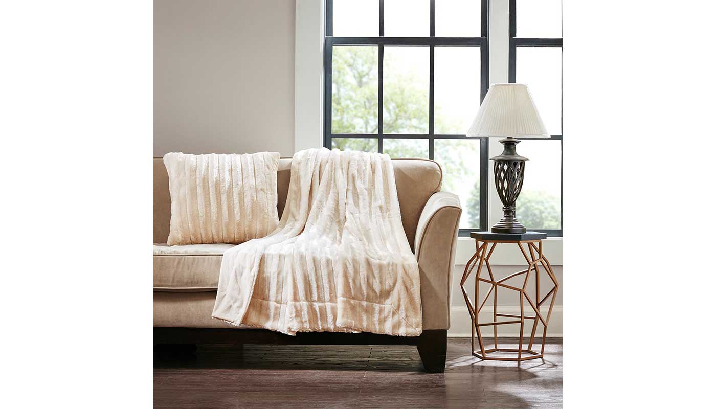 Duke Faux Fur Decorative Pillow
