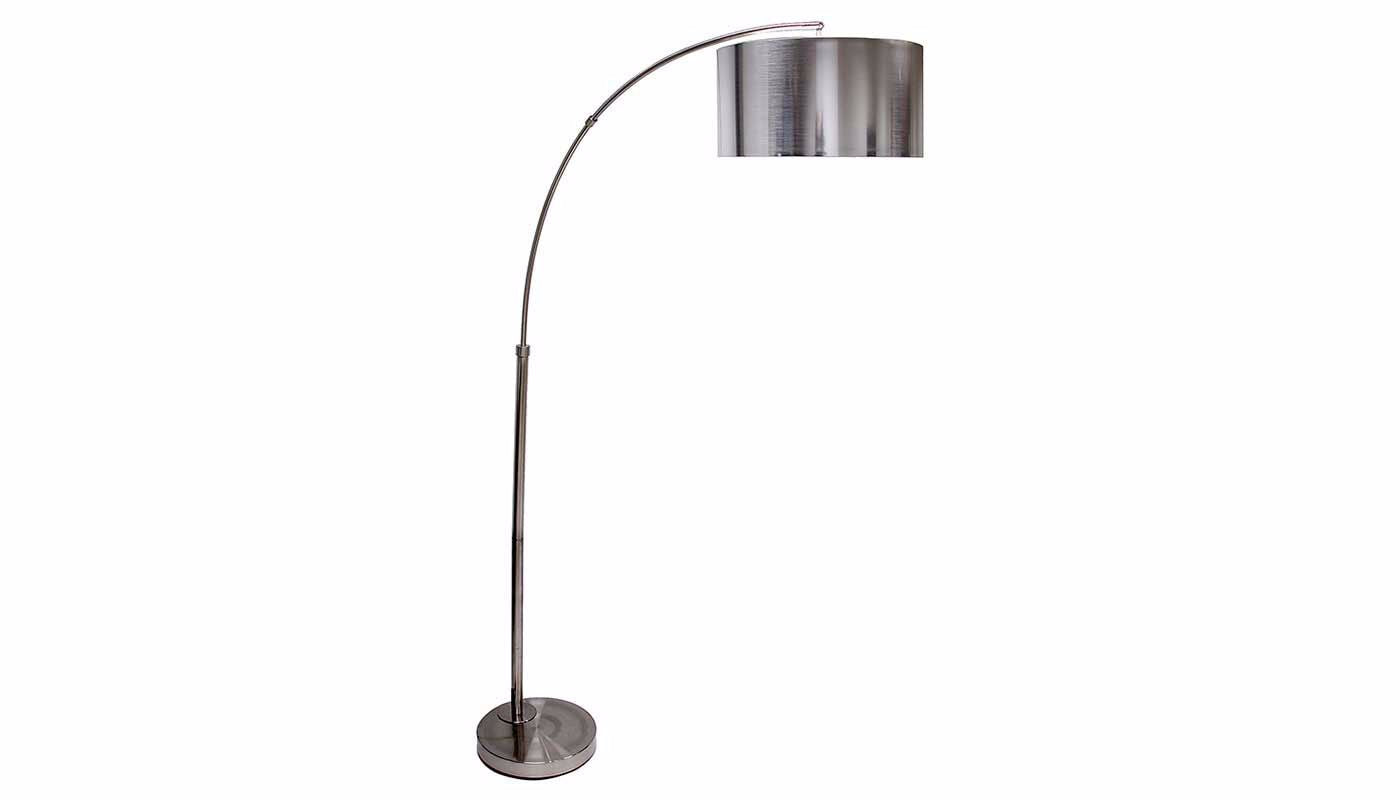 Brushed Steel Floor Lamp