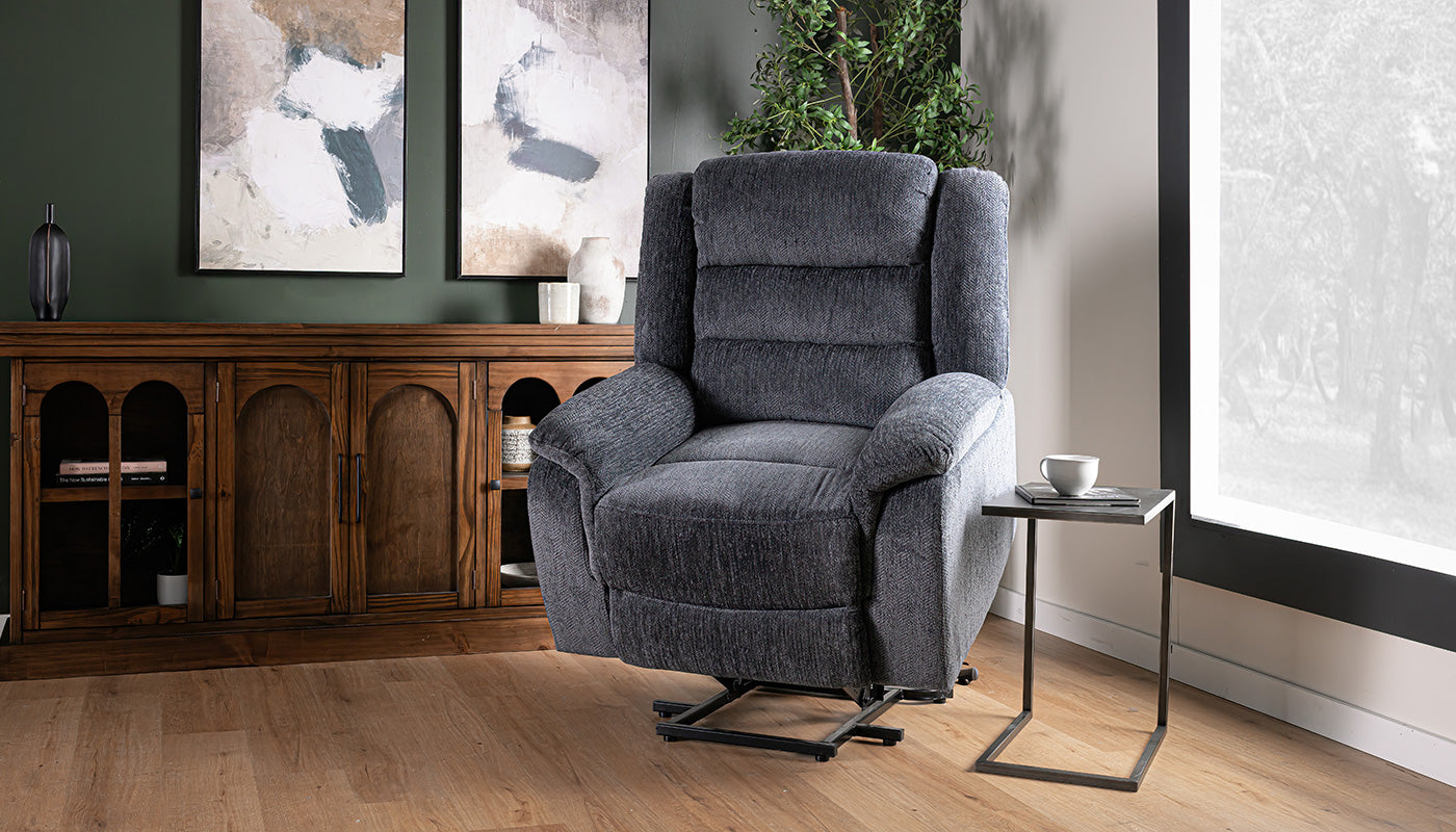 Fletcher Charcoal Lift Recliner