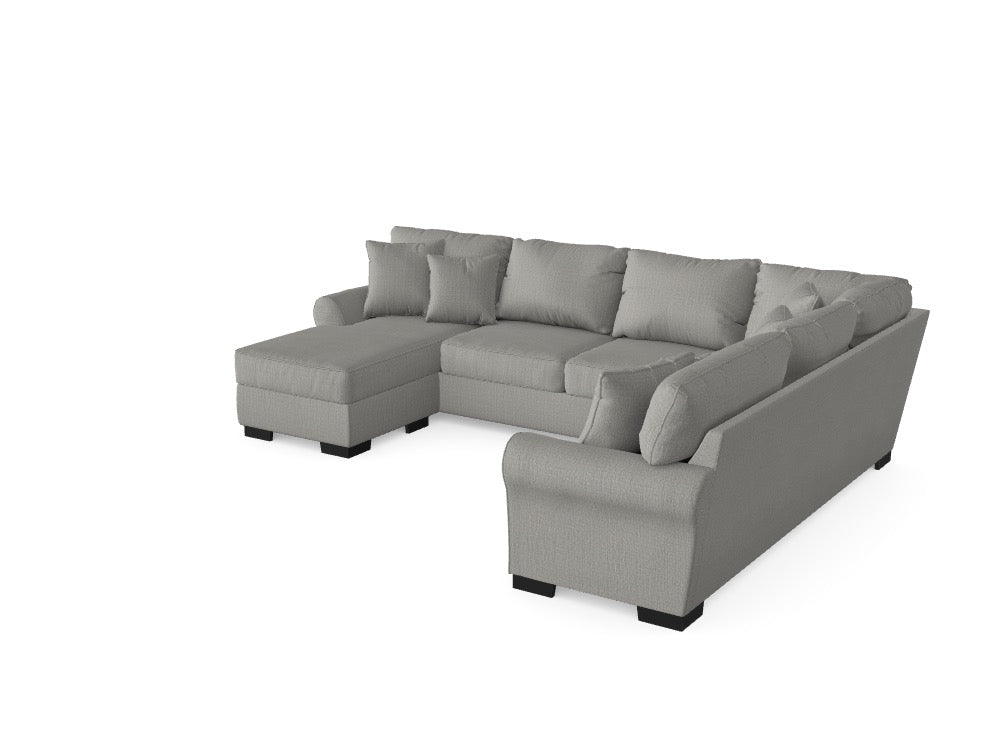 Heath Sectional with Chaise - Custom Design Ref: 52X3T4