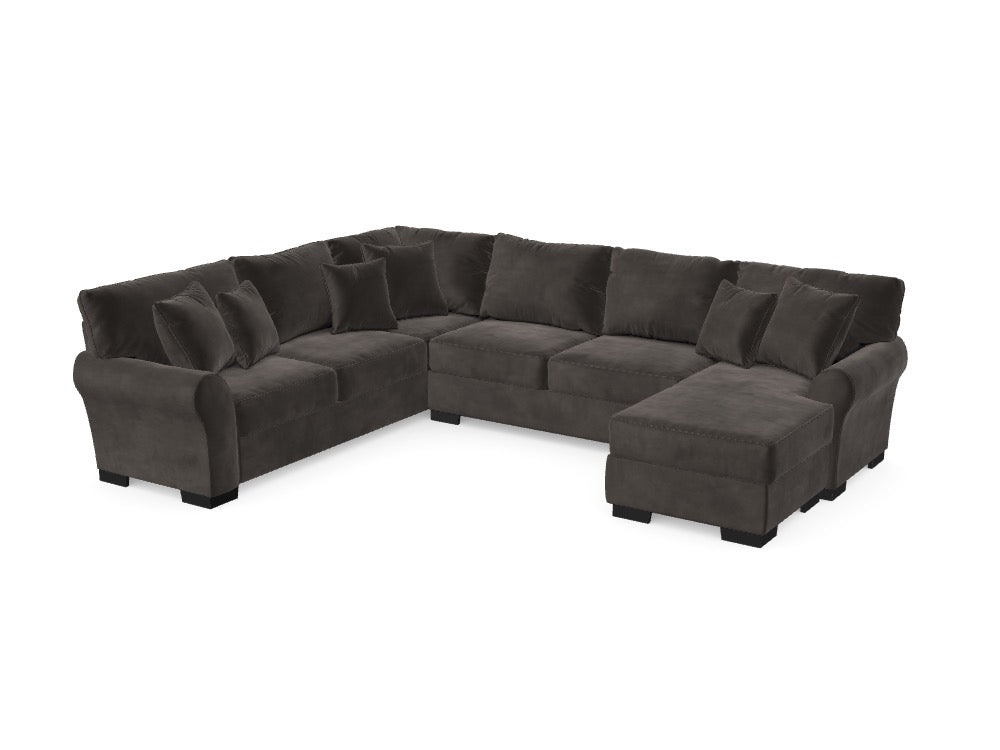 Heath Sectional with Chaise - Custom Design Ref: FOXCWU