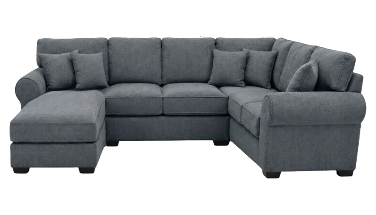 Heath "Crossing Anchor" Sectional with Left Arm Facing Chaise