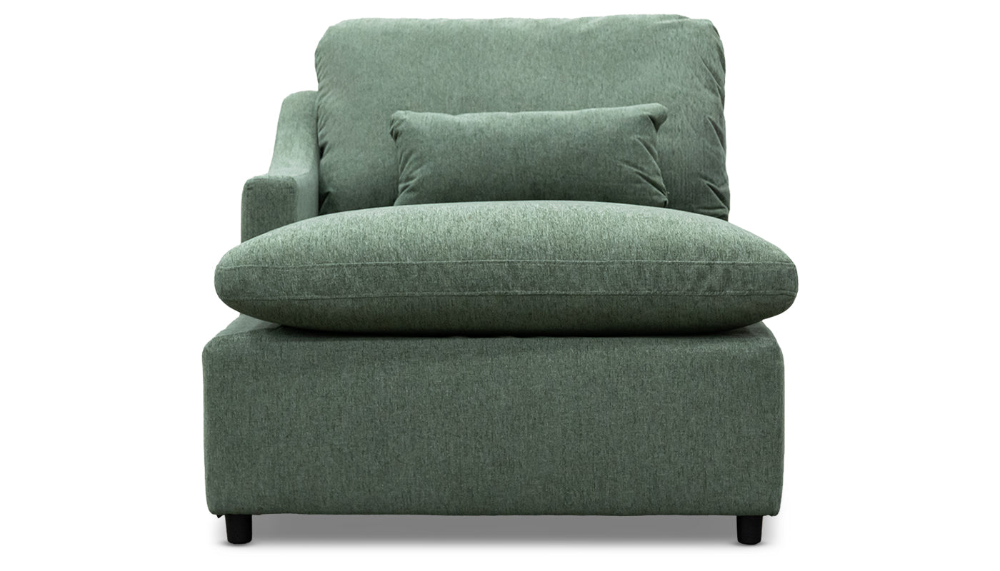 Jacqueline Fabric Left Arm Facing Chaise