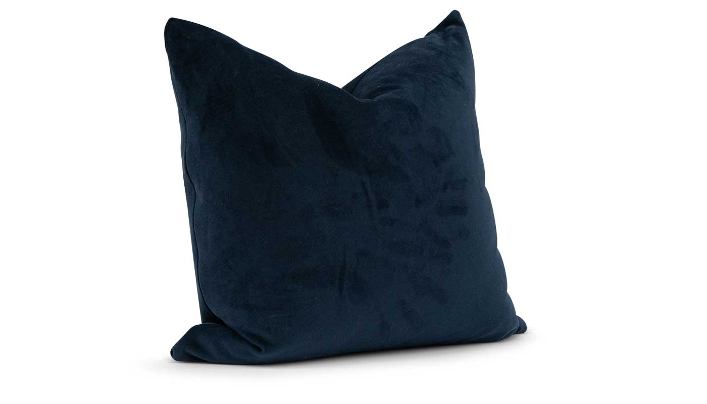 Jasper Midnight Velvet Accent Pillow