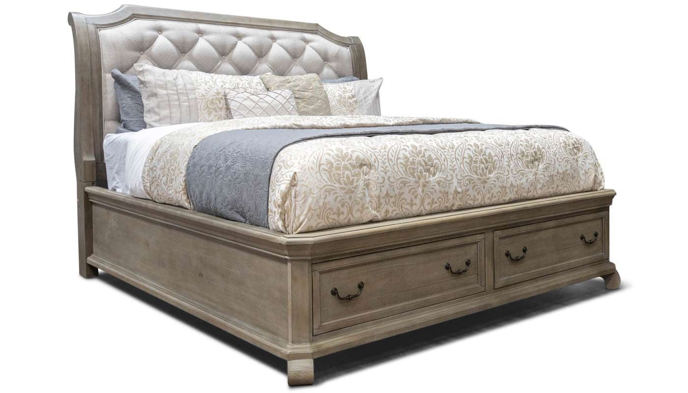 Bocelli Brown Storage Bed