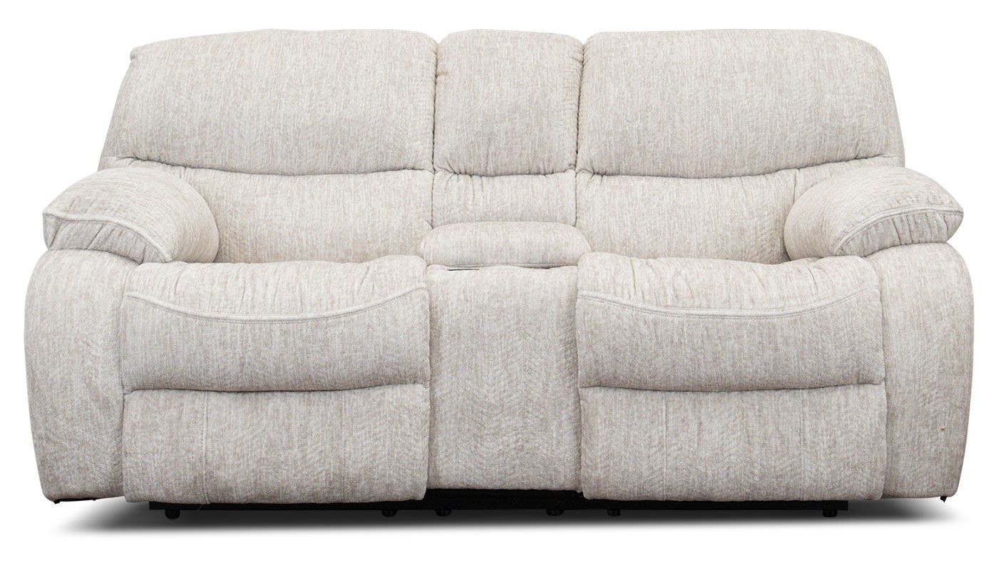 Lonestar II Parchment Reclining Loveseat