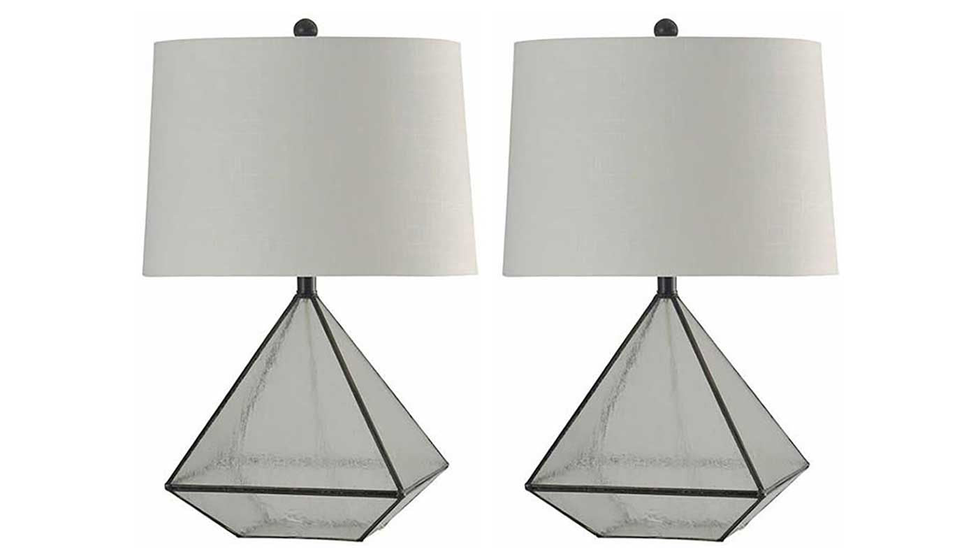 Burke Bronze Table Lamp Set of 2