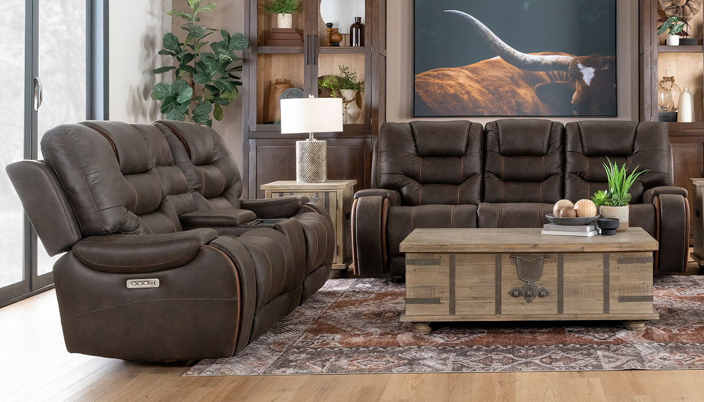 Lasso Reclining Sofa & Loveseat