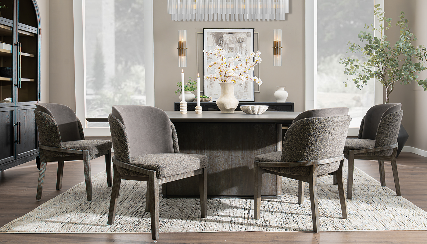 Mena Rectangular Dining Height Table & Chairs