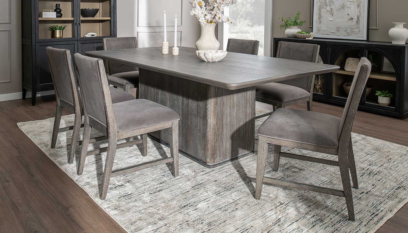 Mena Rectangular Dining Height Table & Chairs