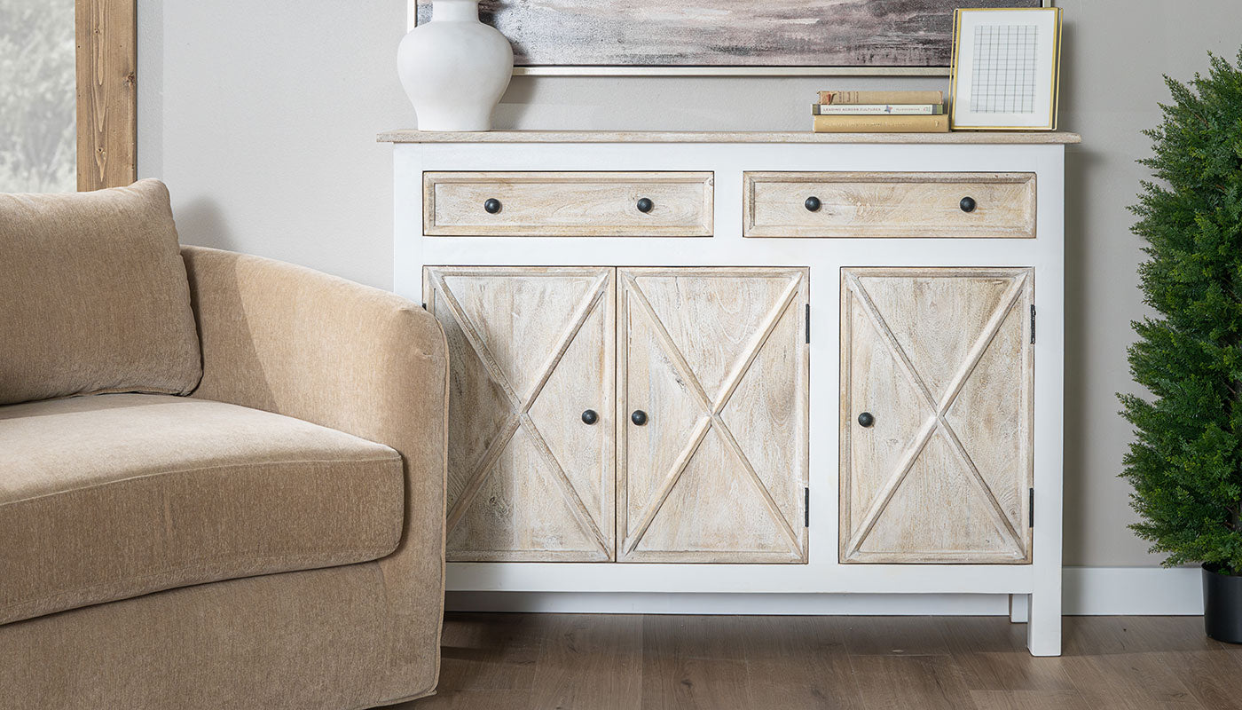 Nozick 2-Drawer 3-Door Sideboard