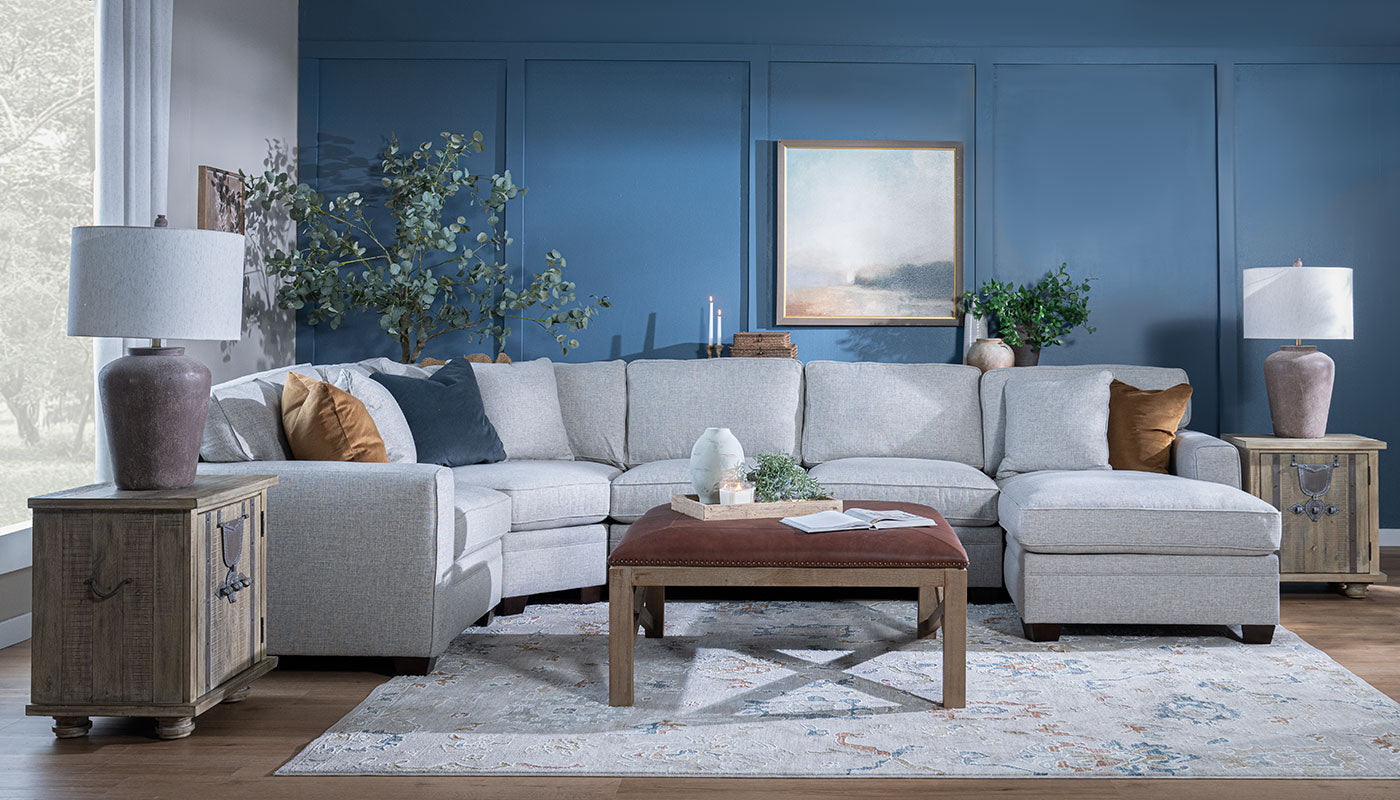 Pierce II Studio Sectional with Chaise