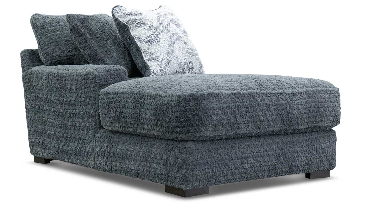 Pleasant Valley Fluffy Iron Left Arm Facing Chaise