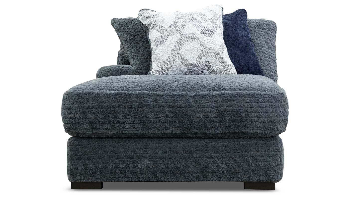 Pleasant Valley Fluffy Iron Left Arm Facing Chaise