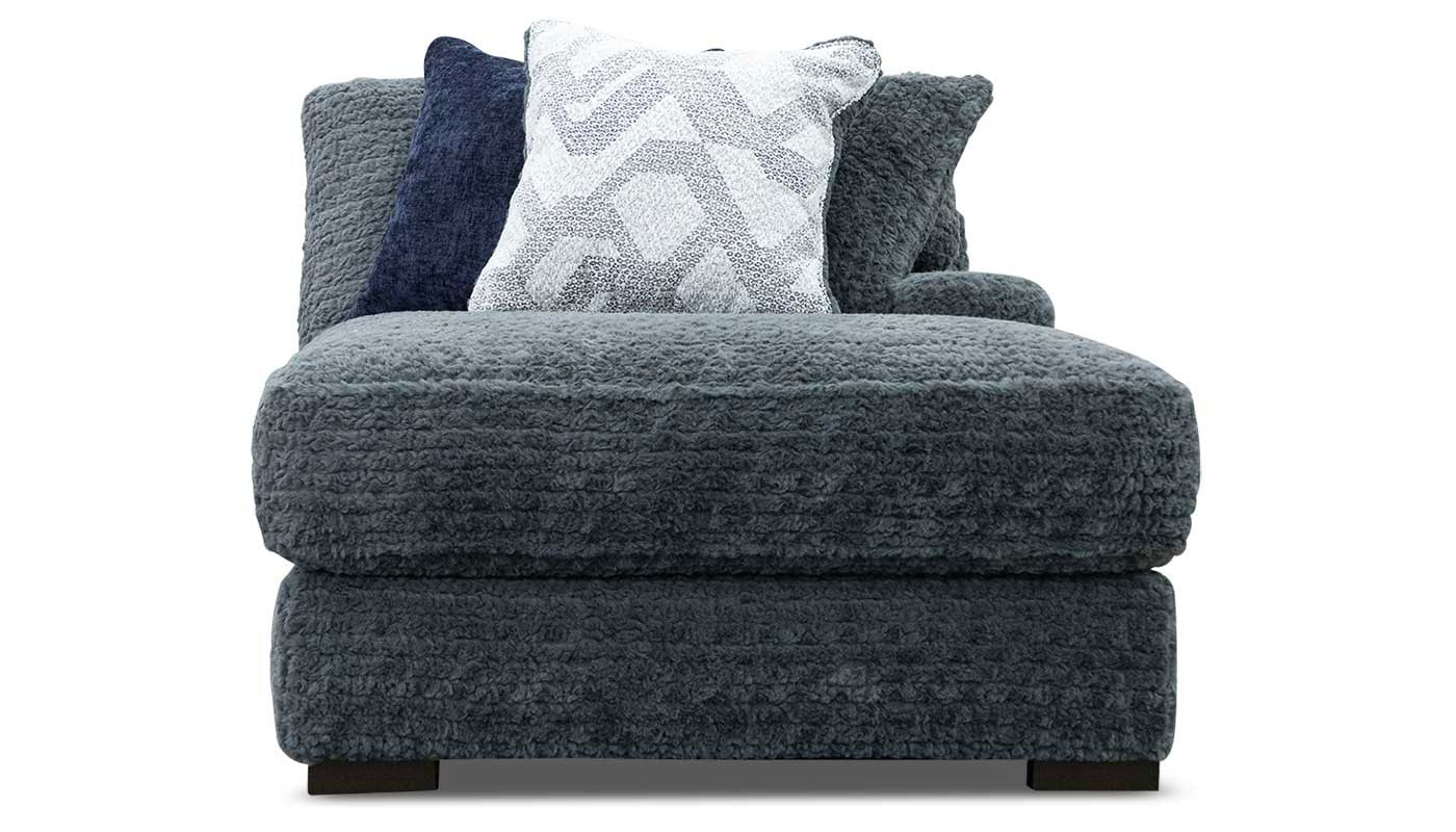 Pleasant Valley Fluffy Iron Right Arm Facing Chaise